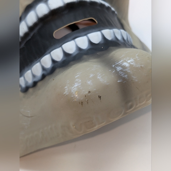 VTG 2004 Marvel Plastic Flaming Skull Ghost Rider Halloween Mask Fragile Cosplay - Picture 10 of 11